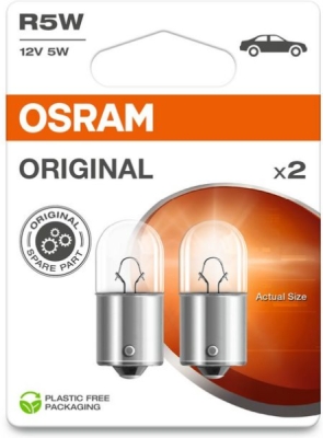 Autožárovka OSRAM 5007-2BL – R5W, 12 V, 5 W, BA15s