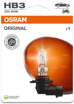 Žárovka do světlometu OSRAM 9005-1BL – HB3, 12 V, 60 W, P20d