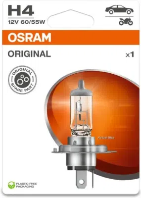 Žárovka do světlometu OSRAM 64193-1BL – H4, 12 V, 60/55 W, P43t