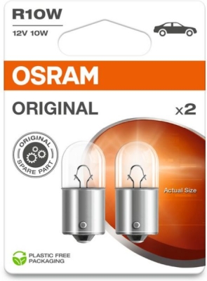 Autožárovka OSRAM 5008-2BL – R10W, 12 V, 10 W, BA15s