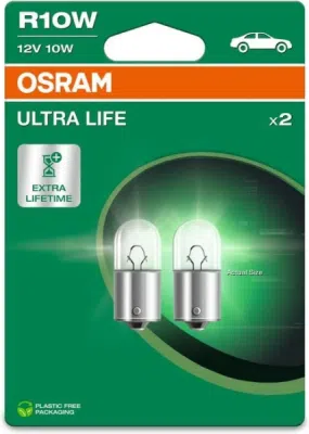 Autožárovka OSRAM 5008ULT-2BL – R10W, 12 V, 10 W, BA15s
