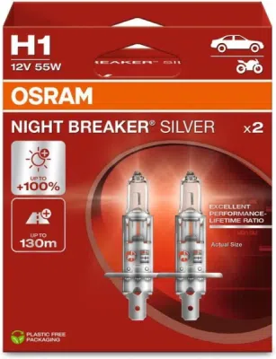 Žárovka do světlometu OSRAM 64150NBS-2HB – H1, 12 V, 55 W, P14.5s