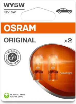 Autožárovka OSRAM 2827NA-2BL – WY5W, 12 V, 5 W, W2.1x9.5d