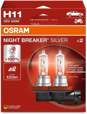 Žárovka do světlometu OSRAM 64211NBS-2HB – H11, 12 V, 55 W, PGJ19-2