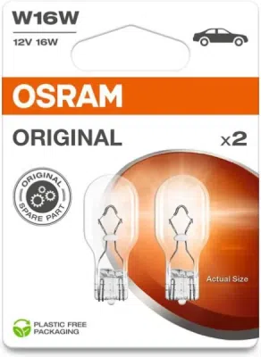 Autožárovka OSRAM 921-2BL – W16W, 12 V, 16 W, W2.1x9.5d