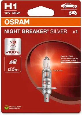 Žárovka do světlometu OSRAM 64150NBS-1BL – H1, 12 V, 55 W, P14.5s
