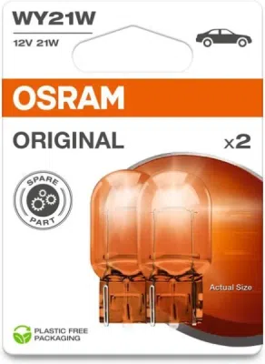 Autožárovka OSRAM 7504-2BL – WY21W, 12 V, 21 W, W3x16d