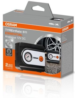 Kompresor OSRAM TYREinflate OTI611ESN – analogový, 12 V