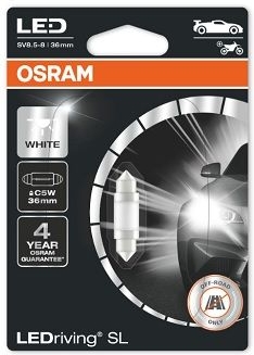 LED žárovka OSRAM 6418DWP-01B – LEDriving SL, Sufitová, 12 V, 6000 K