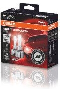 LED žárovka OSRAM 64150DWNB-2HFB – NIGHT BREAKER LED, H1, 12 V, 6000 K