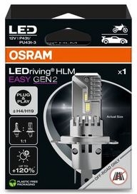 LED žárovka OSRAM 64193DWESY2-1HB – LEDriving HL EASY GEN2, H4/H19, 12 V, 6500 K