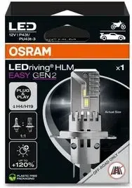 LED žárovka OSRAM 64193DWESY2-1HB – LEDriving HL EASY GEN2, H4/H19, 12 V, 6500 K