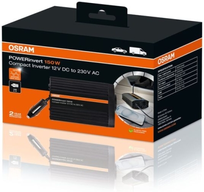 Měnič napětí OSRAM OEINVU150 – 12 V / 230 V, 150 W