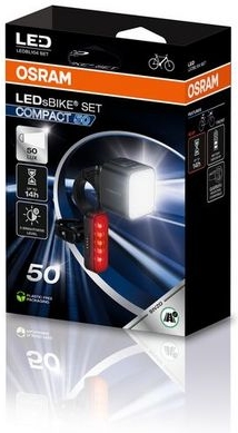 Sada světel na kolo OSRAM LEDBL104 SET – LEDsBIKE COMPACT 50 SET