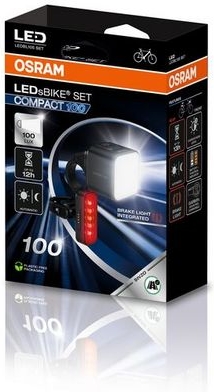 Sada světel na kolo OSRAM LEDBL105 SET – LEDsBIKE COMPACT 100 SET