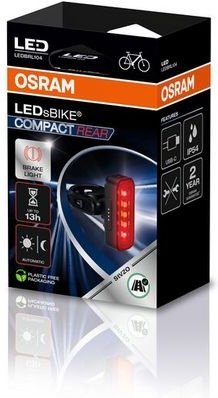 Zadní světlo na kolo OSRAM LEDBRL104 – LEDsBIKE COMPACT REAR