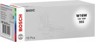 BOSCH 1 987 302 821 – autožárovka W16W, 12 V, 16 W – Basic