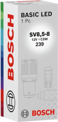 BOSCH 1 987 302 880 – led žárovka C5W, 12 V, 2,5 W – Basic LED