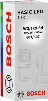 BOSCH 1 987 302 881 – led žárovka W5W, 12 V, 1 W – Basic LED