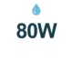 80W