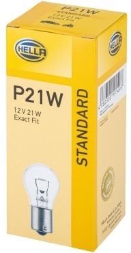 Žárovka HELLA P21W 12 V 21 W, BA15d – Standard
