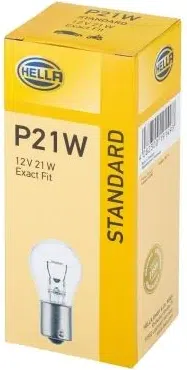 Žárovka HELLA P21W 12 V 21 W, BA15d – Standard