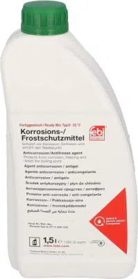FEBI BILSTEIN 26580 – Chladicí kapalina Renault typ D, hotová směs, 1,5 l