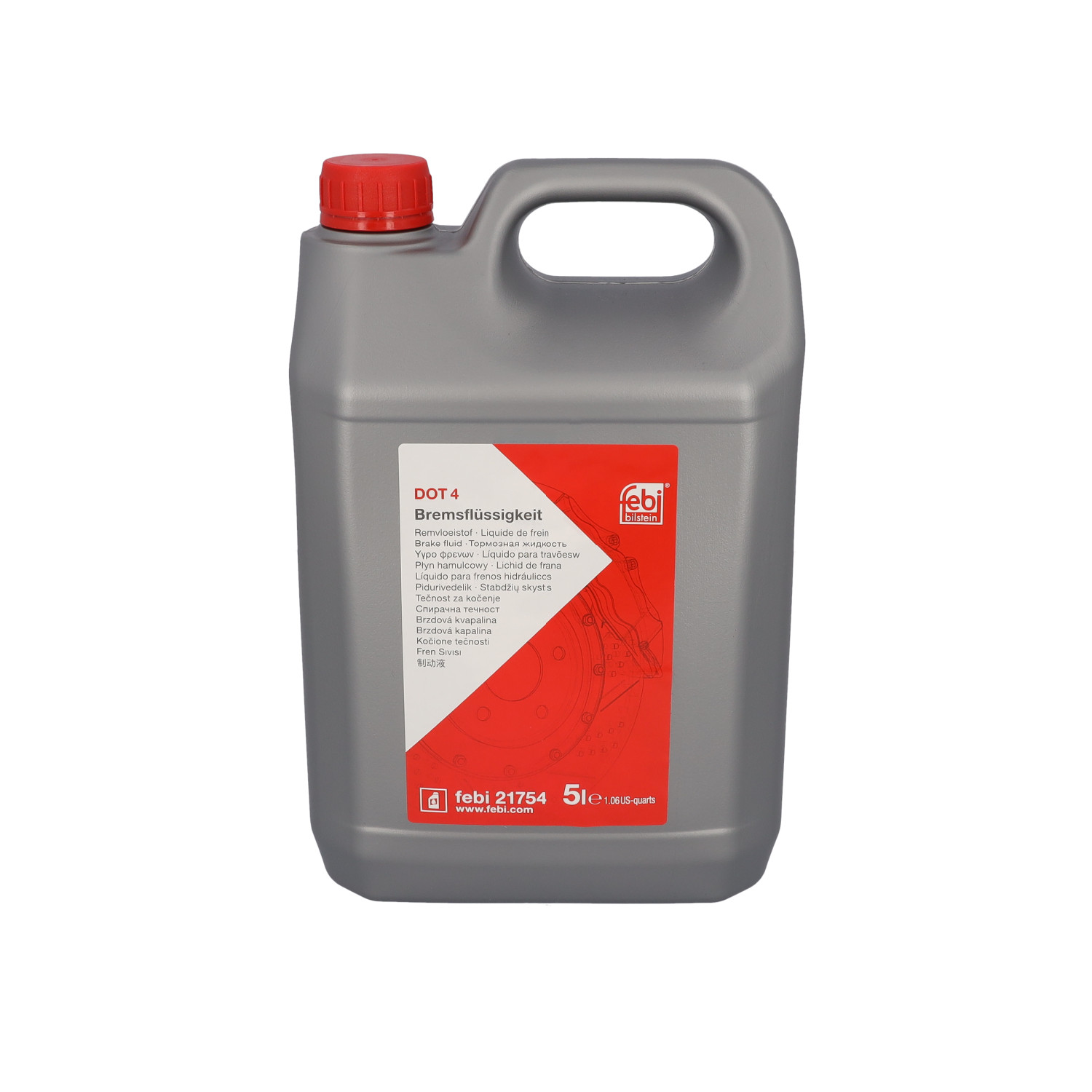 FEBI BILSTEIN 21754 – Brzdová kapalina DOT 4, 5 l