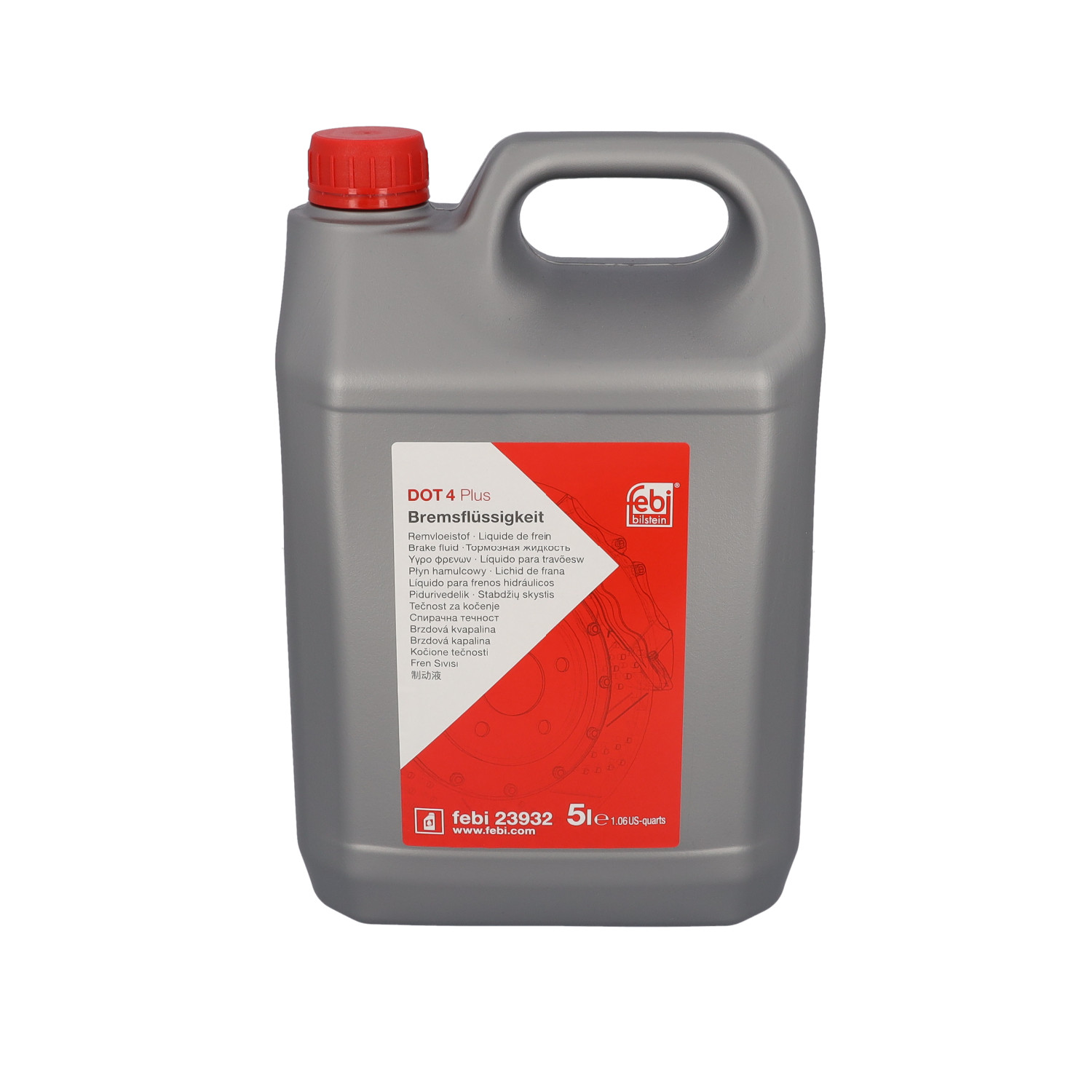 FEBI BILSTEIN 23932 – Brzdová kapalina DOT 4, 5 l