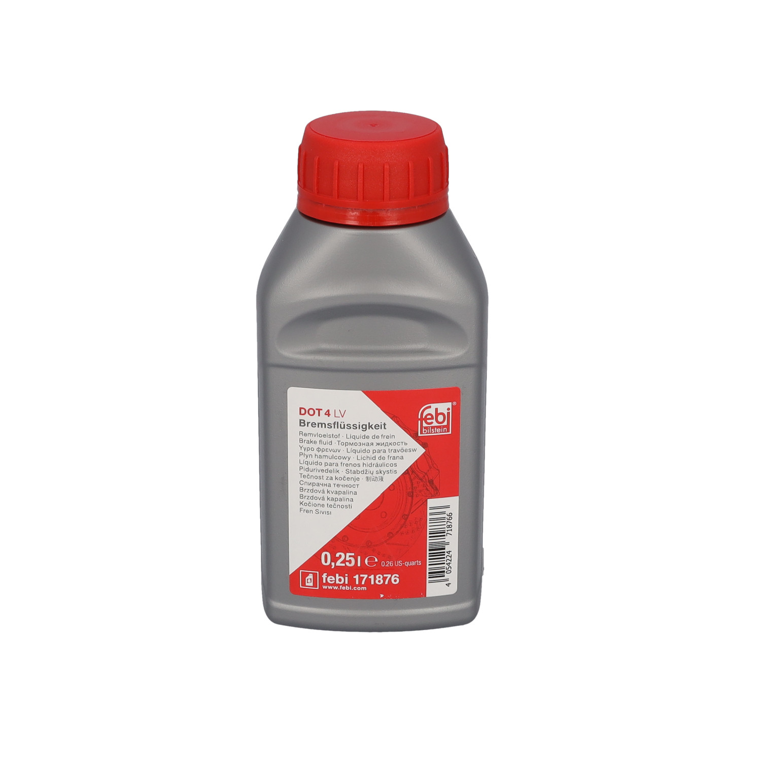 FEBI BILSTEIN 171876 – Brzdová kapalina DOT 4, 0,25 l