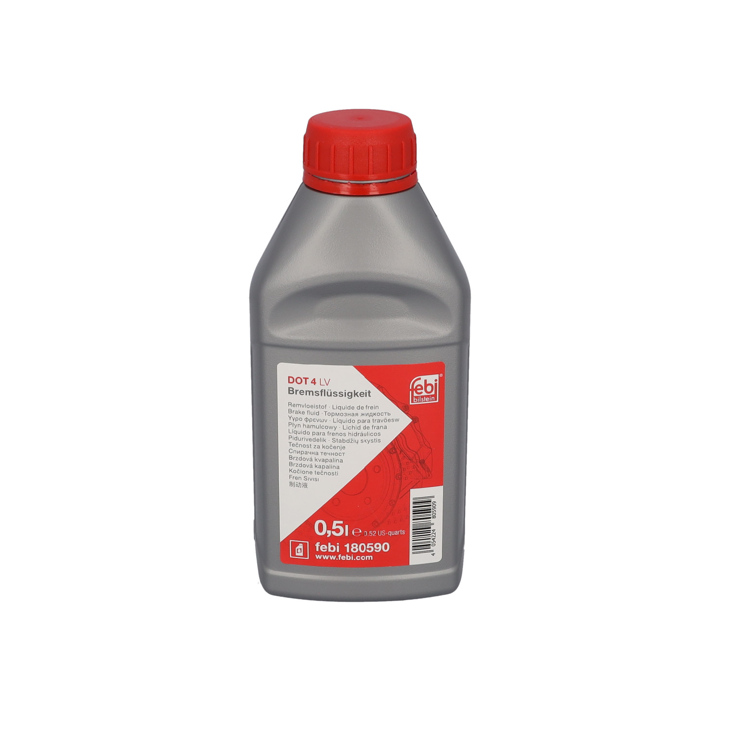 FEBI BILSTEIN 180590 – Brzdová kapalina DOT 4, 0,5 l