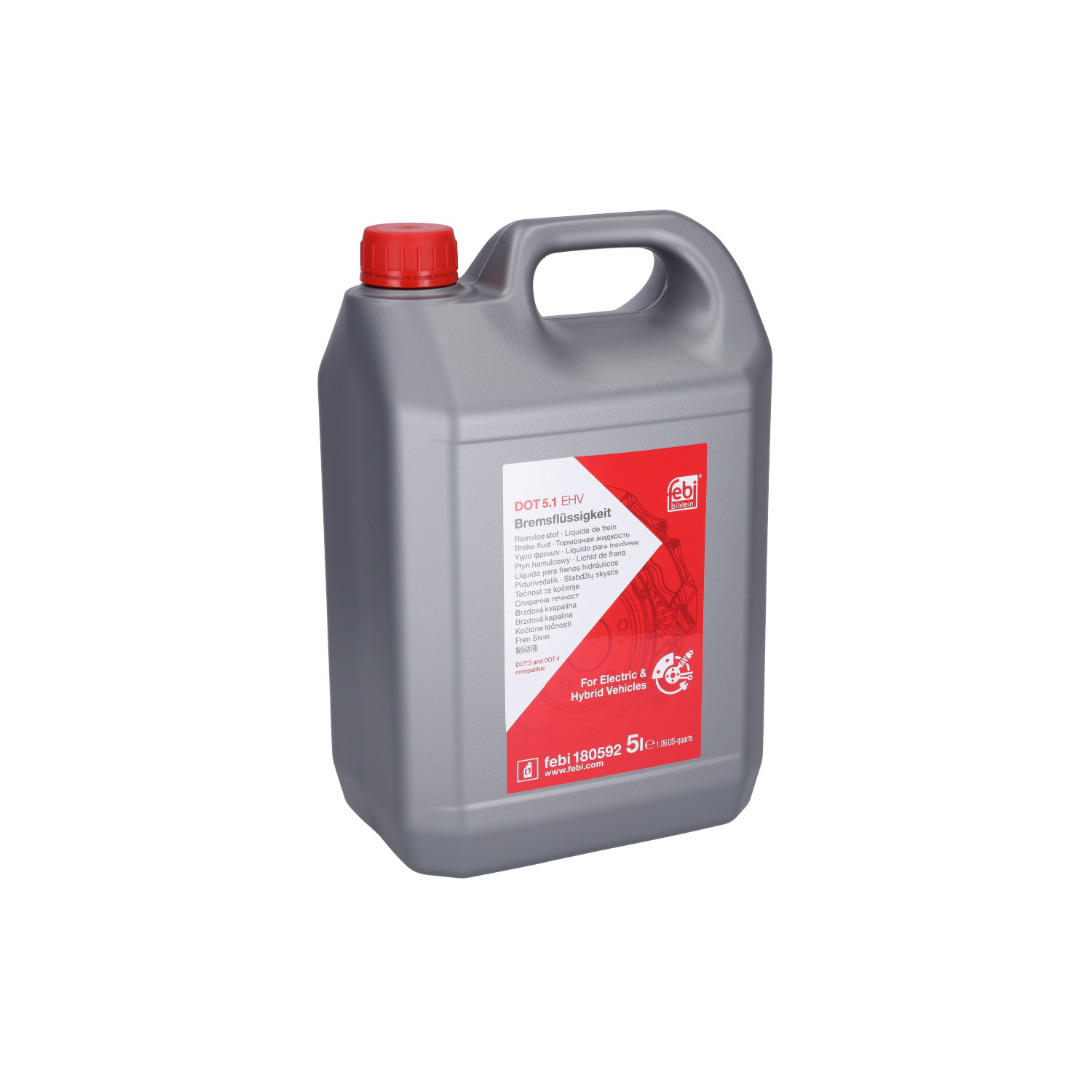 FEBI BILSTEIN 180592 – Brzdová kapalina DOT 5.1, 5 l