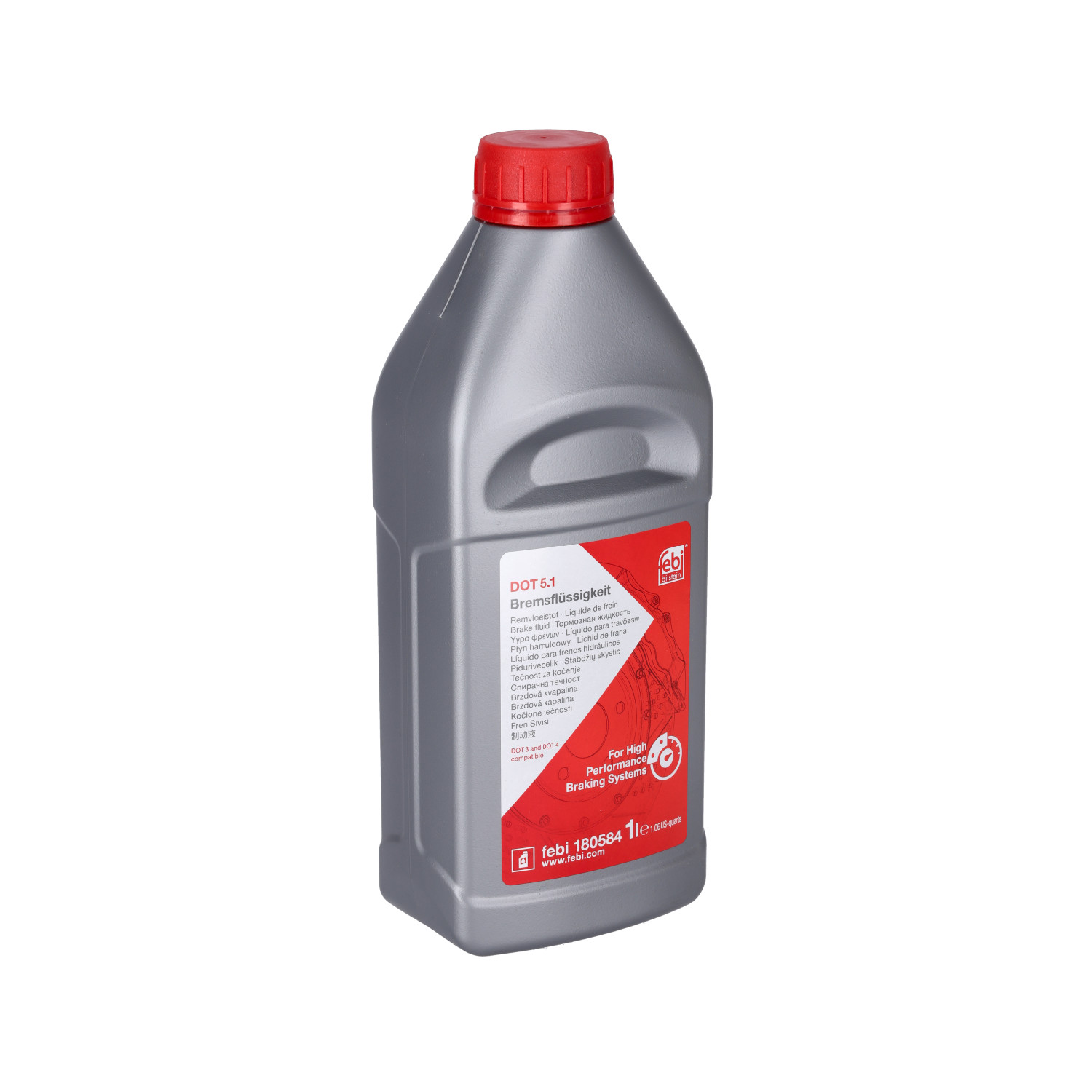 FEBI BILSTEIN 180584 – Brzdová kapalina DOT 5.1, 1 l