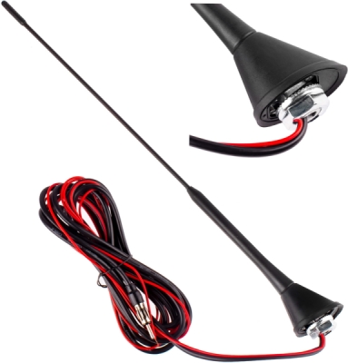 AMIO 01511 ANT08 – autoanténa 40 cm se zesilovačem