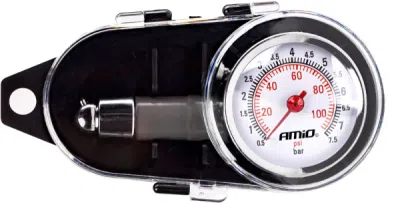 AMIO PG-7,5 01707 – mechanický tlakoměr pneumatik, 0,5–7,5 bar