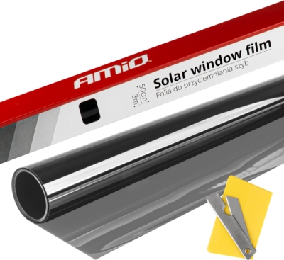 AMIO 01650 – tónovací fólie Light Black, 50 × 300 cm, propustnost 60 %