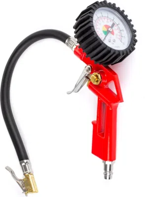 AMIO 02633 – husticí pistole s mechanickým manometrem, 12 bar