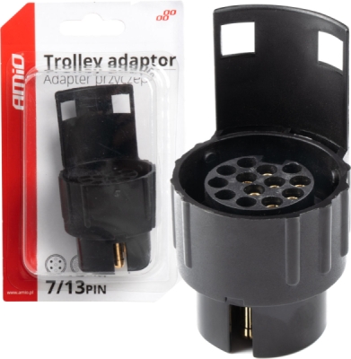 AMIO 03211 – adaptér tažného zařízení, vozidlo 7 pin / přívěs 13 pin