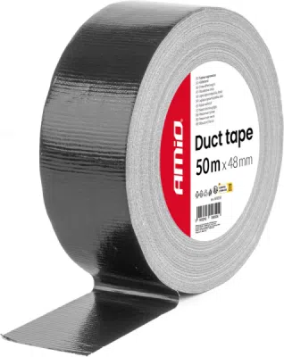 AMIO 04850 – černá opravná páska, 48 mm × 50 m