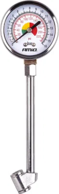 AMIO 01708 – tlakoměr pneumatik PG-15, do 15 bar