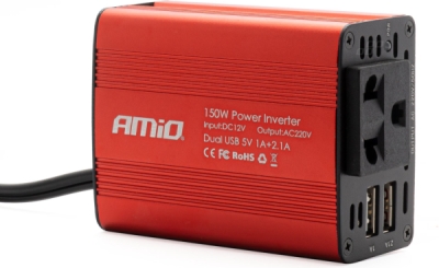 AMIO 02468 – měnič napětí PI01, 12 V / 230 V, 150 W