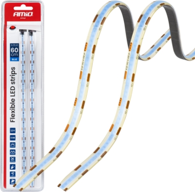 AMIO 04571 – dekorativní LED pásky, modrá, 12 V, 2 × 30 cm