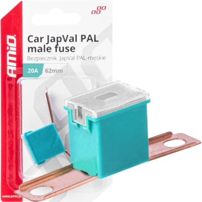 AMIO 03426 – autopojistka JAPVAL PAL samec, 20 A, 62 mm