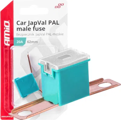AMIO 03426 – autopojistka JAPVAL PAL samec, 20 A, 62 mm