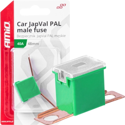 AMIO 03419 – autopojistka JAPVAL PAL samec, 40 A, 48 mm
