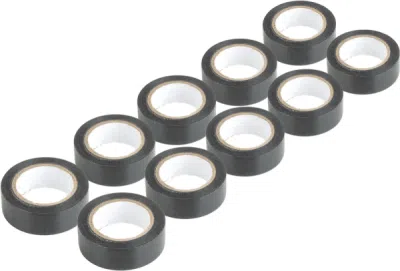 AMIO 04845 – PVC izolační pásky, 10 ks, 19 mm × 10 m × 0,13 mm