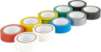 AMIO 04846 – PVC izolační pásky, 10 ks, 18 mm × 5,5 m × 0,13 mm