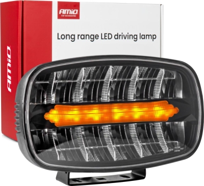 AMIO 04535 – LED dálkový světlomet s pozičním světlem, 109 W, 9–36 V