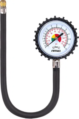 AMIO 04468 – analogový měřič tlaku v pneumatikách, do 12 bar