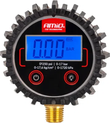 AMIO 04463 – digitální měřič tlaku v pneumatikách, do 17 bar